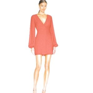 House of Harlow X Revolve Vero Mini Coral Dress
